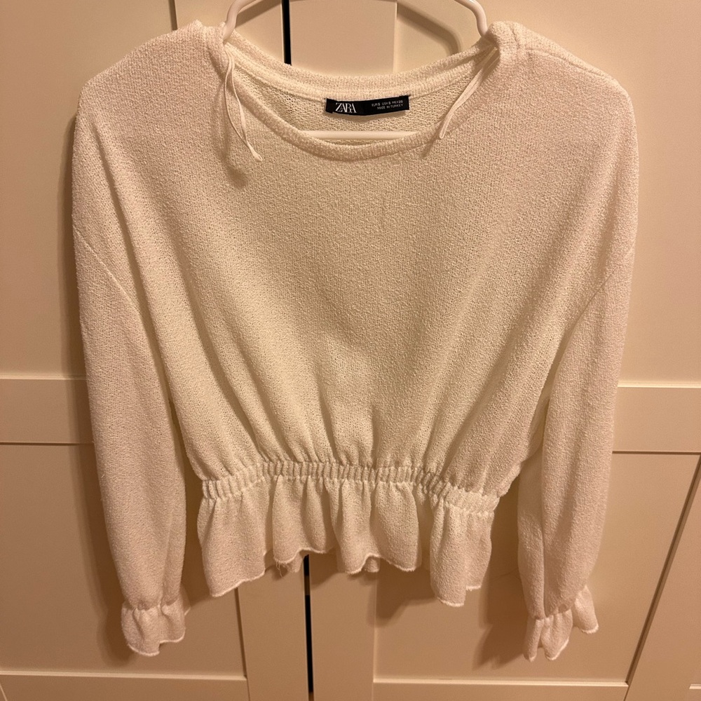 Zara ruffle top